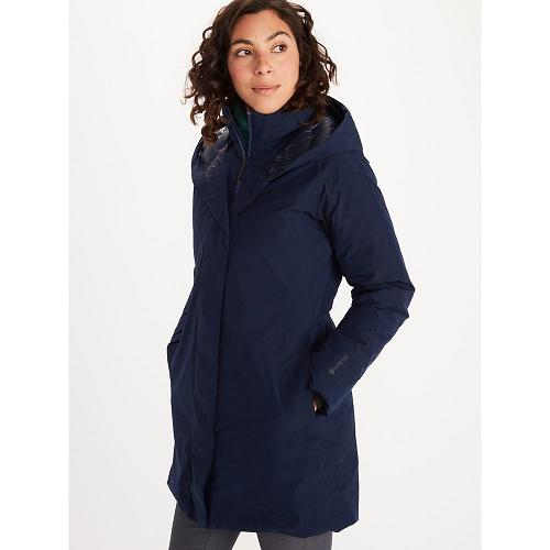 Marmot Kristina Jackets - Womens Parka Navy CA9768143 Canada